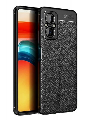 Newface Xiaomi Poco M5 Kılıf Auto Focus Kapak - Siyah