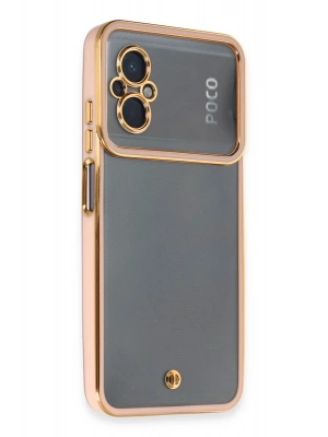 Newface Xiaomi Poco M5 Kılıf Liva Lens Silikon - Rose