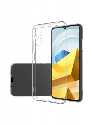 Newface Xiaomi Poco M5 Kılıf Lüx Şeffaf Silikon