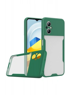 Newface Xiaomi Poco M5 Kılıf Platin Silikon - Yeşil