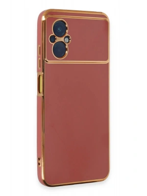 Newface Xiaomi Poco M5 Kılıf Volet Silikon - Kırmızı