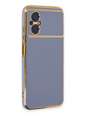 Newface Xiaomi Poco M5 Kılıf Volet Silikon - Mavi