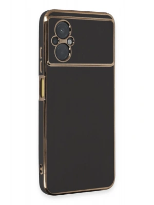 Newface Xiaomi Poco M5 Kılıf Volet Silikon - Siyah