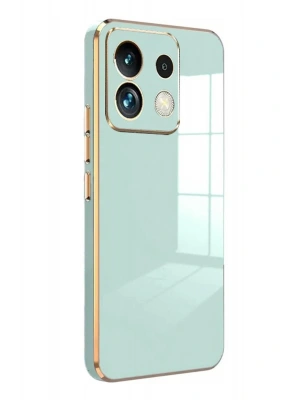 Newface Xiaomi Poco M6 Pro 4G Kılıf Volet Silikon - Açık Yeşil