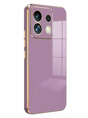 Newface Xiaomi Poco M6 Pro 4G Kılıf Volet Silikon - Mor