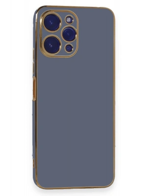 Newface Xiaomi Poco M6 Pro 5G Kılıf Volet Silikon - Mavi