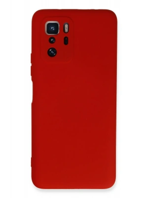 Newface Xiaomi Poco X3 GT Kılıf Nano içi Kadife Silikon - Kırmızı