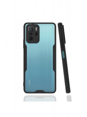 Newface Xiaomi Poco X3 GT Kılıf Platin Silikon - Siyah