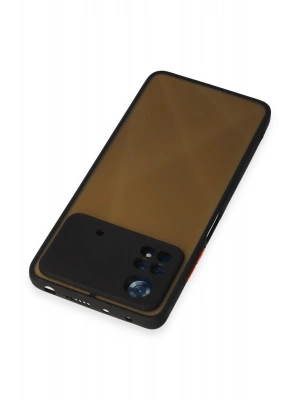 Newface Xiaomi Poco X4 Pro 5G Kılıf Montreal Silikon Kapak - Siyah