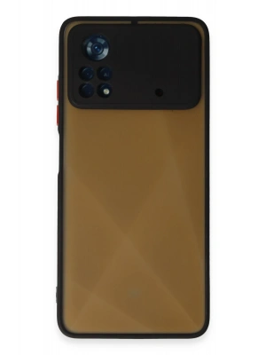 Newface Xiaomi Poco X4 Pro 5G Kılıf Montreal Silikon Kapak - Siyah