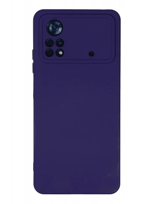 Newface Xiaomi Poco X4 Pro 5G Kılıf Nano içi Kadife Silikon - Mor