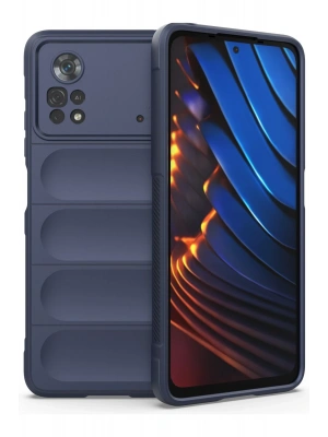 Newface Xiaomi Poco X4 Pro 5G Kılıf Optimum Silikon - Lacivert