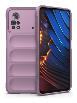 Newface Xiaomi Poco X4 Pro 5G Kılıf Optimum Silikon - Mor