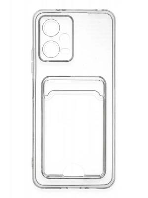 Newface Xiaomi Poco X5 5G Kılıf Kart Şeffaf Silikon - Şeffaf