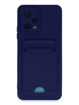 Newface Xiaomi Poco X5 5G Kılıf Kelvin Kartvizitli Silikon - Lacivert