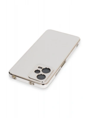 Newface Xiaomi Poco X5 5G Kılıf Volet Silikon - Beyaz