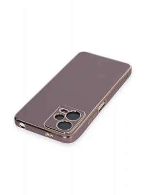 Newface Xiaomi Poco X5 5G Kılıf Volet Silikon - Mor