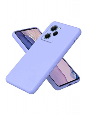 Newface Xiaomi Poco X5 Pro 5G Nano içi Kadife Silikon - Lila