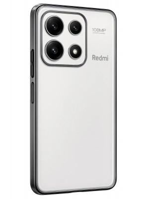 Newface Xiaomi Poco X6 Pro Kılıf Razer Lensli Silikon - Gümüş