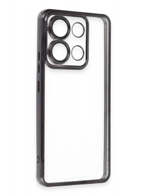 Newface Xiaomi Poco X6 Pro Kılıf Razer Lensli Silikon - Siyah