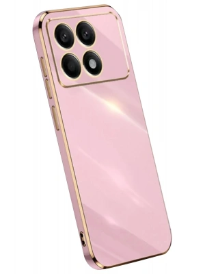 Newface Xiaomi Poco X6 Pro Kılıf Volet Silikon - Pembe