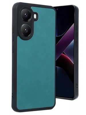 Newface Xiaomi Poco X7 Pro Kılıf Aras Deri Kapak - Açık Yeşil