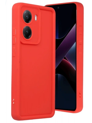 Newface Xiaomi Poco X7 Pro Viera Silikon - Kırmızı