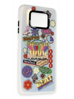 Newface Xiaomi Pocophone X3 Kılıf Estoril Desenli Kapak - Estoril - 14