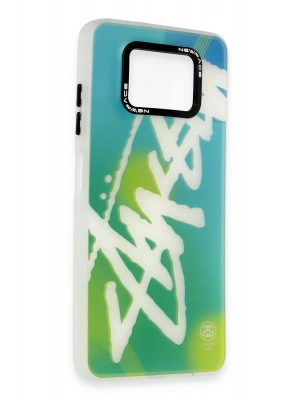 Newface Xiaomi Pocophone X3 Kılıf Estoril Desenli Kapak - Estoril - 2