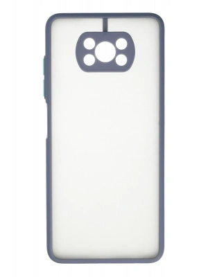 Newface Xiaomi Pocophone X3 Kılıf Montreal Silikon Kapak - Gri