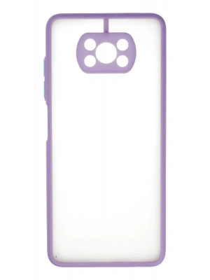 Newface Xiaomi Pocophone X3 Kılıf Montreal Silikon Kapak - Mor