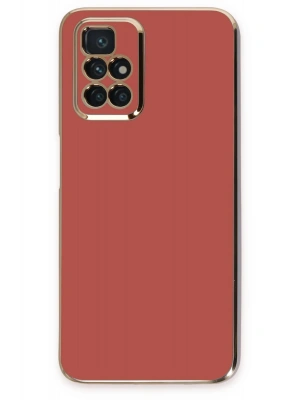 Newface Xiaomi Redmi 10 2022 Kılıf Volet Silikon - Kırmızı