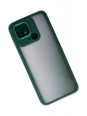Newface Xiaomi Redmi 10C Kılıf Dora Kapak - Haki Yeşil