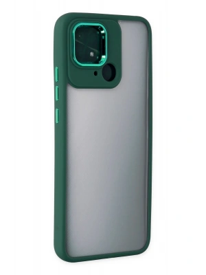 Newface Xiaomi Redmi 10C Kılıf Dora Kapak - Haki Yeşil