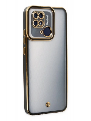 Newface Xiaomi Redmi 10C Kılıf Liva Lens Silikon - Siyah