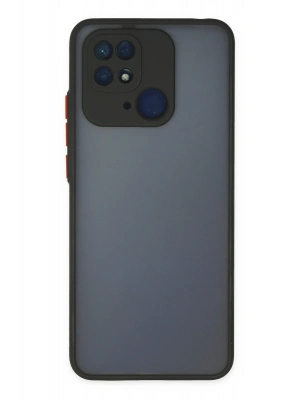 Newface Xiaomi Redmi 10C Kılıf Montreal Silikon Kapak - Siyah