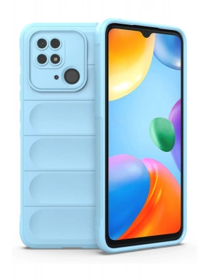 Newface Xiaomi Redmi 10C Kılıf Optimum Silikon - Sky Blue