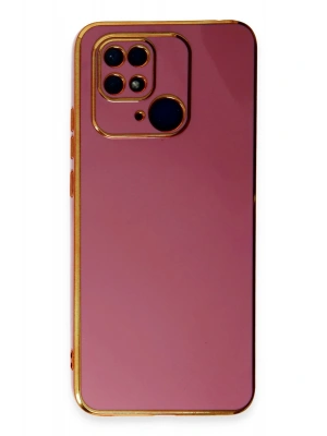 Newface Xiaomi Redmi 10C Kılıf Volet Silikon - Kırmızı