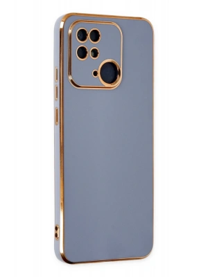 Newface Xiaomi Redmi 10C Kılıf Volet Silikon - Mavi