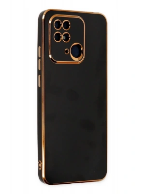 Newface Xiaomi Redmi 10C Kılıf Volet Silikon - Siyah