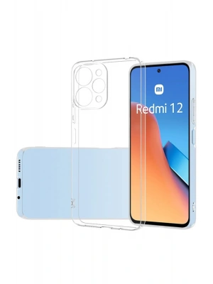 Newface Xiaomi Redmi 12 Kılıf Lüx Şeffaf Silikon