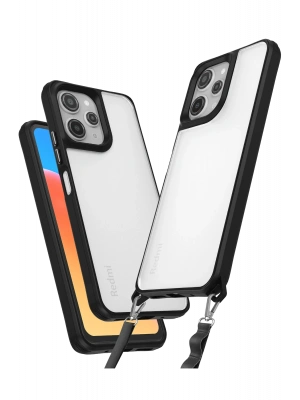 Newface Xiaomi Redmi 12 Kılıf Penta Silikon Kılıf - Siyah