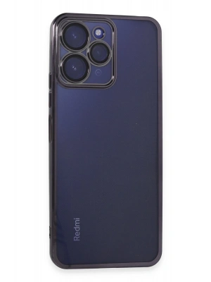 Newface Xiaomi Redmi 12 Kılıf Razer Lensli Silikon - Mor