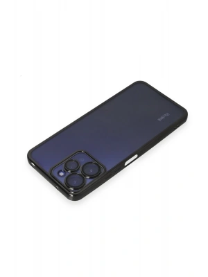 Newface Xiaomi Redmi 12 Kılıf Razer Lensli Silikon - Siyah