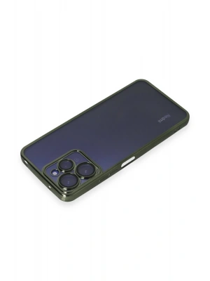 Newface Xiaomi Redmi 12 Kılıf Razer Lensli Silikon - Yeşil