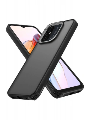 Newface Xiaomi Redmi 12C Kılıf Elegant Kapak - Siyah