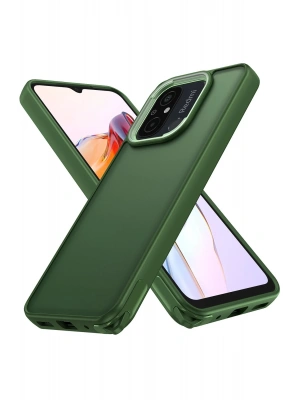 Newface Xiaomi Redmi 12C Kılıf Elegant Kapak - Yeşil