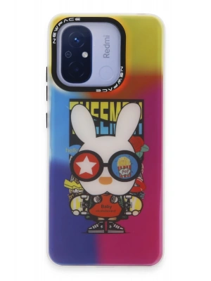 Newface Xiaomi Redmi 12C Kılıf Estoril Desenli Kapak - Estoril - 10