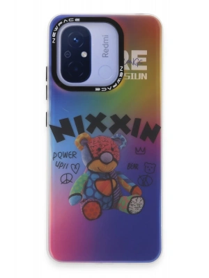 Newface Xiaomi Redmi 12C Kılıf Estoril Desenli Kapak - Estoril - 11