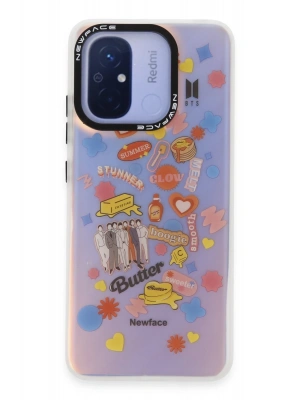 Newface Xiaomi Redmi 12C Kılıf Estoril Desenli Kapak - Estoril - 16